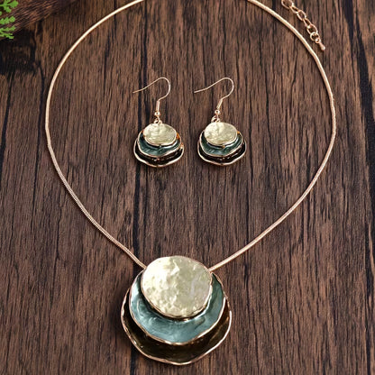 Set collana e orecchini bohémien smaltato