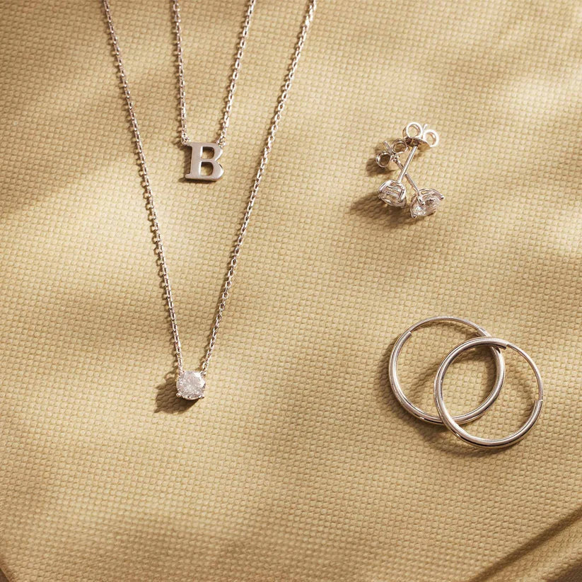 Collana Clea Stein | Oro bianco