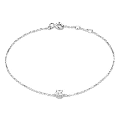 Bracciale con Pietra di Moissanite Cléa | Dorato