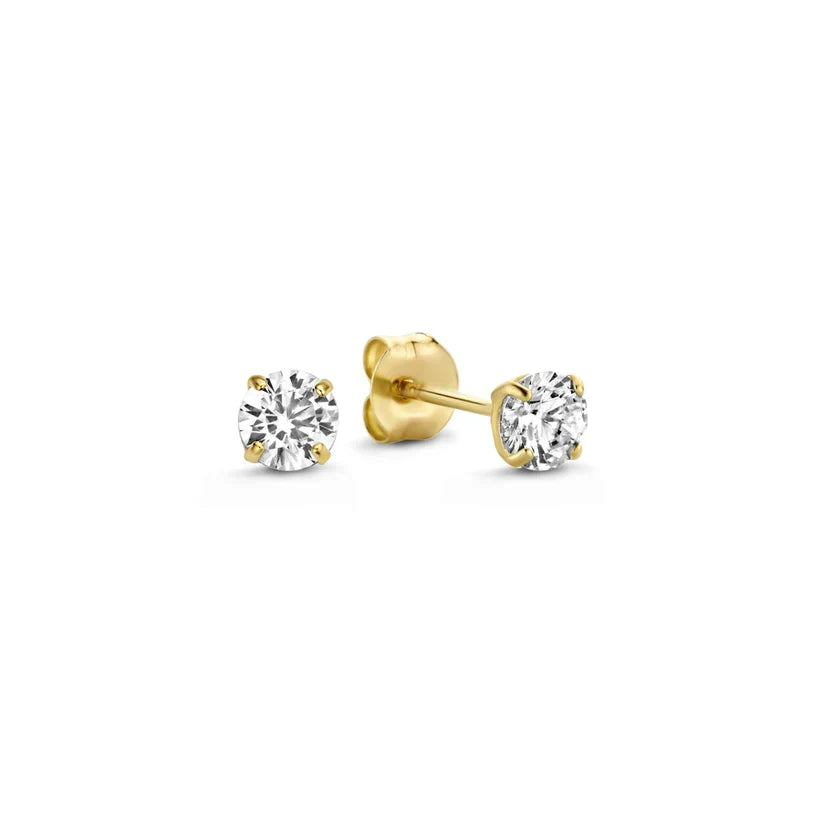 Set di orecchini pietra Larmes de Lune | Oro bianco