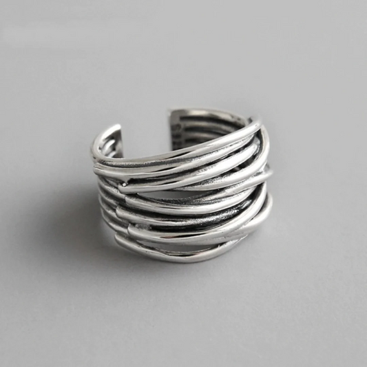 Anello Doppio Strato Vintage