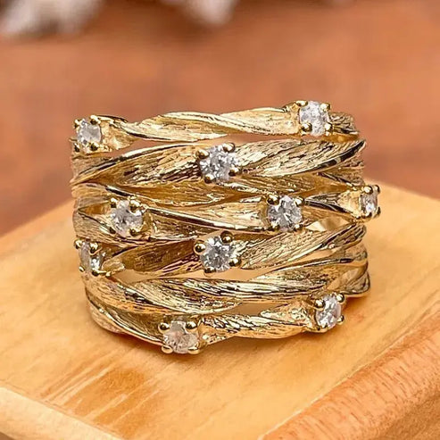 Anello d'oro vintage