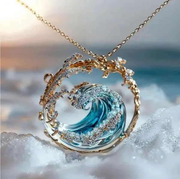 Giuramento dell'Oceano – Collana Minimalista a Tema Marino