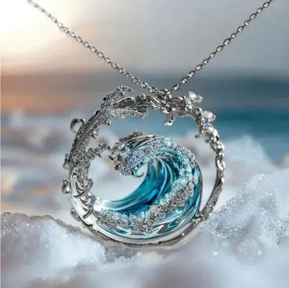 Giuramento dell'Oceano – Collana Minimalista a Tema Marino