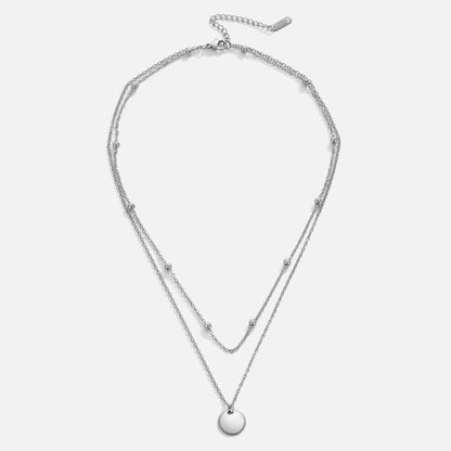 Collana a strati argento