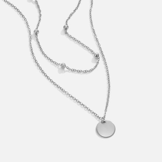 Collana a strati argento