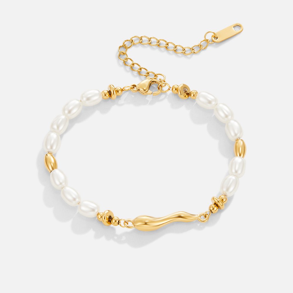 Bracciale perle d'acqua dolce Lov