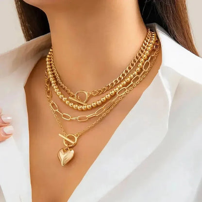 Collana Cuore a Strati