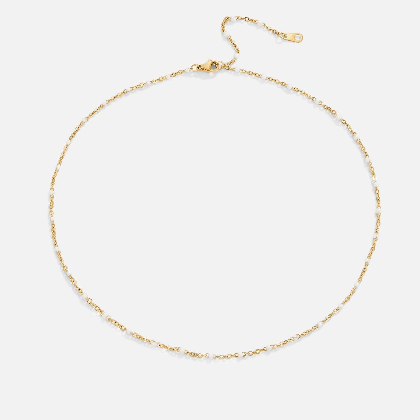 Collana di perle bianche classica
