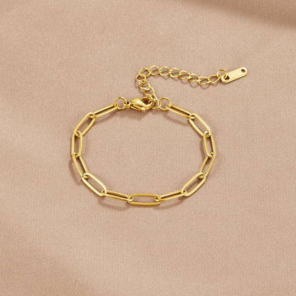 Bracciale oro a clip