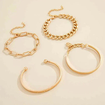 Set di Braccialetti Elan Mercer | Dorato