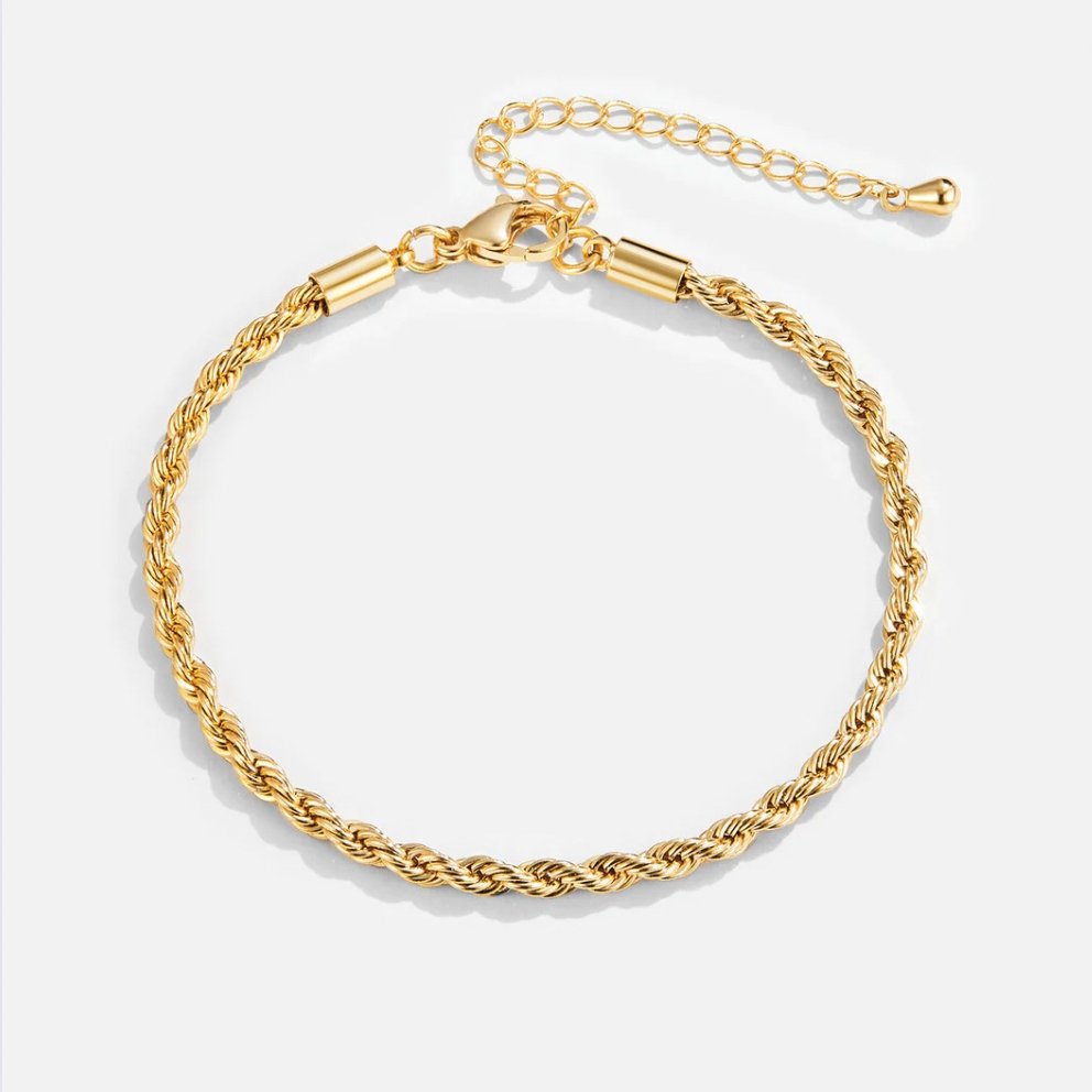 Bracciale oro intrecciato chic