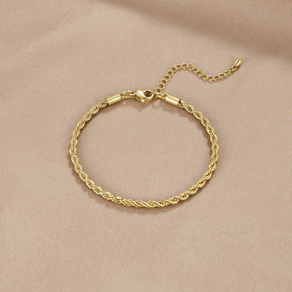 Bracciale oro intrecciato chic