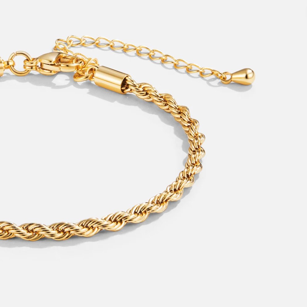 Bracciale oro intrecciato chic