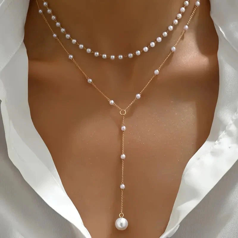 Collana Pendente Perla Delicata