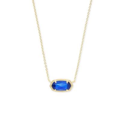 Collana ovale classica di zaffiro | Oro