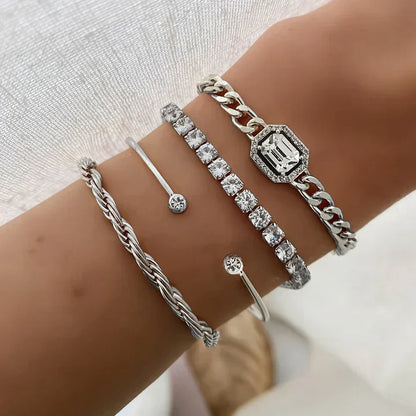 Set di bracciali Domitia Calvina | Oro bianco