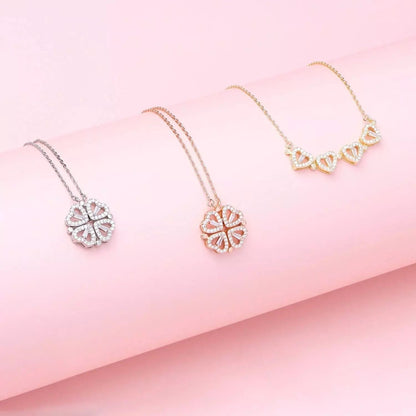 Collana con cuore fortunato