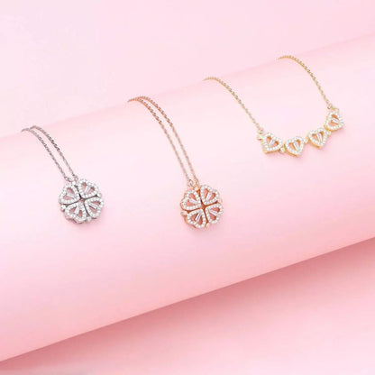 Collana con cuore di cristallo